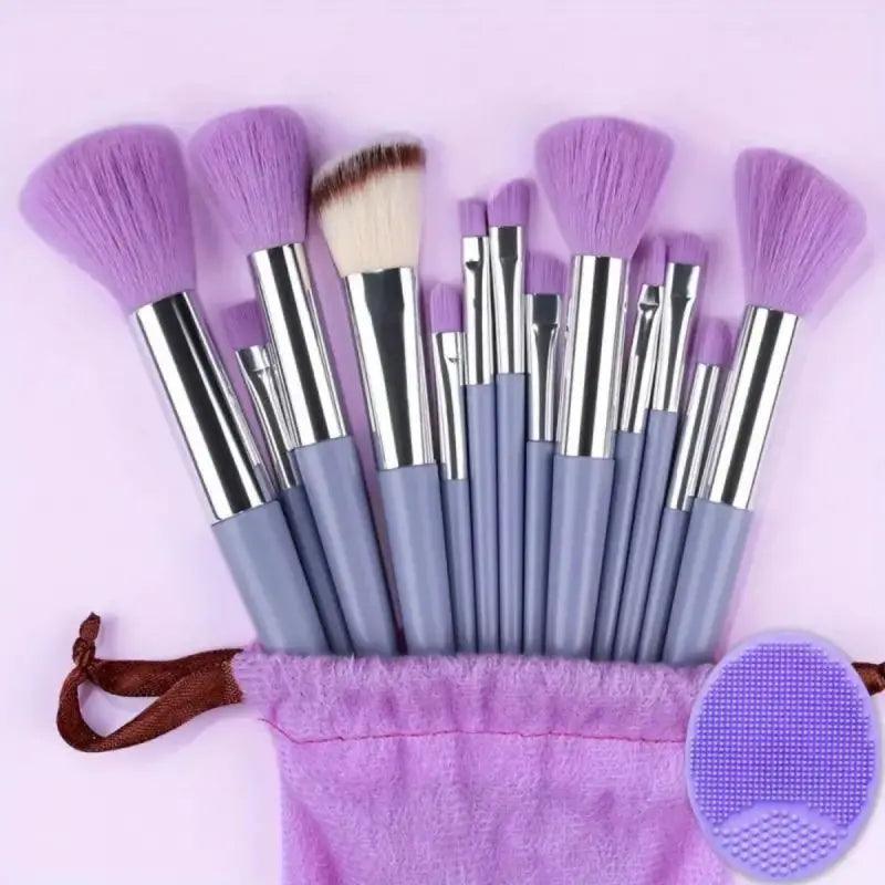 Makeup Brushes Set with Mirror💞 - AA Products