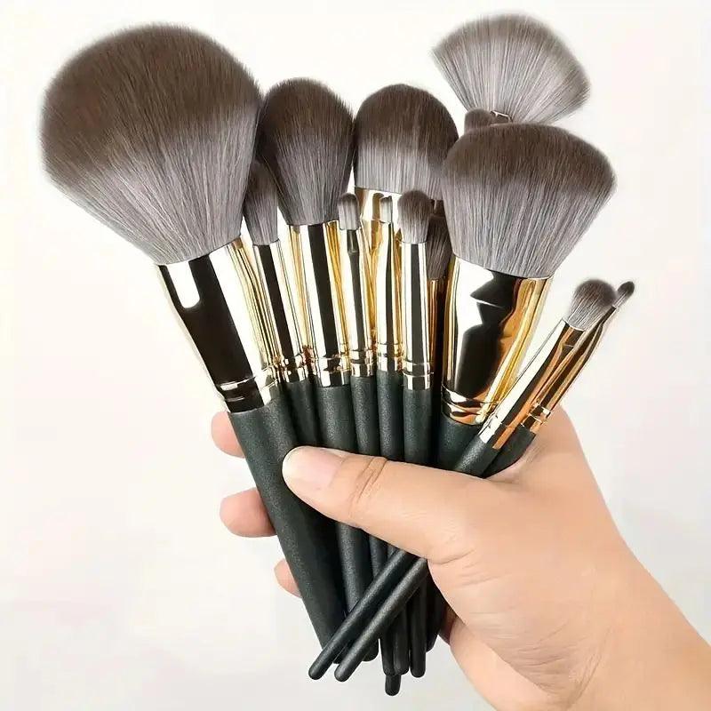 Makeup Brushes Set with Mirror💞 - AA Products