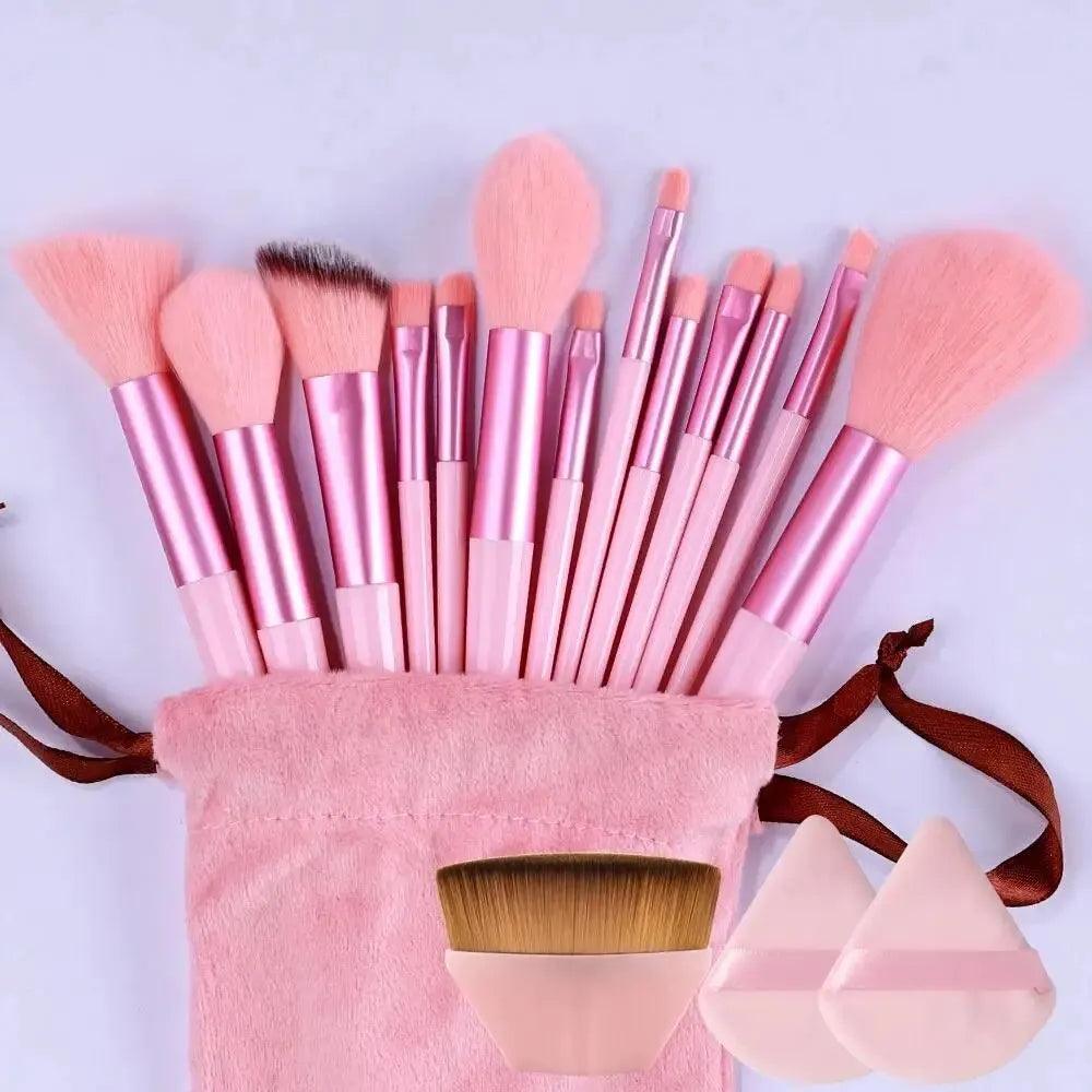 Makeup Brushes Set with Mirror💞 - AA Products