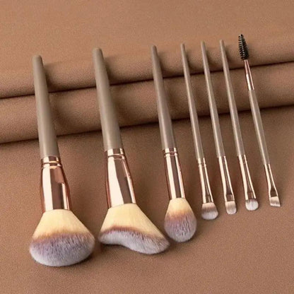 Makeup Brushes Set with Mirror💞 - AA Products