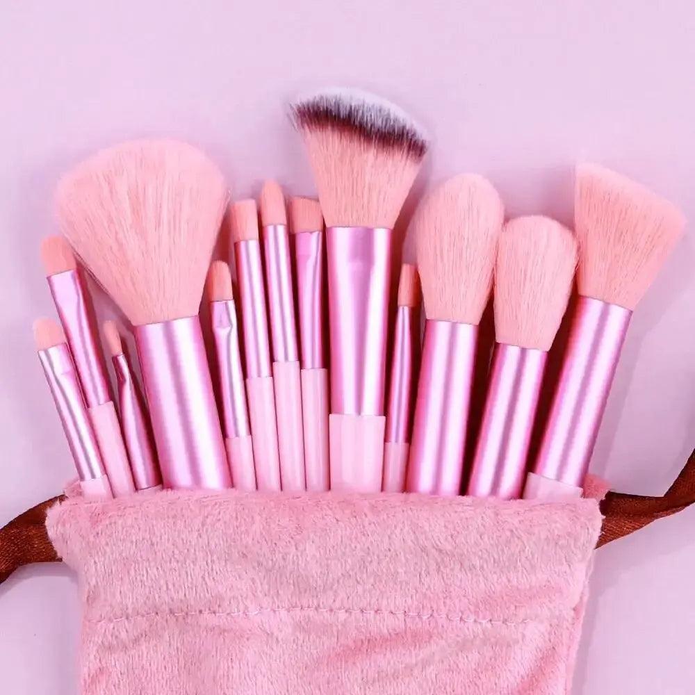 Makeup Brushes Set with Mirror💞 - AA Products