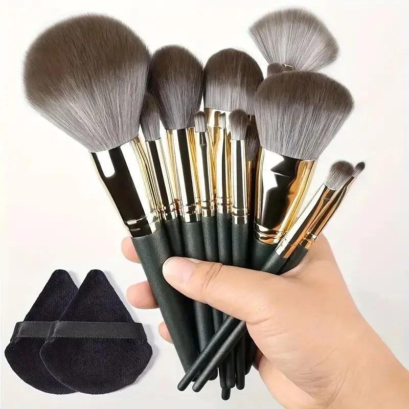 Makeup Brushes Set with Mirror💞 - AA Products