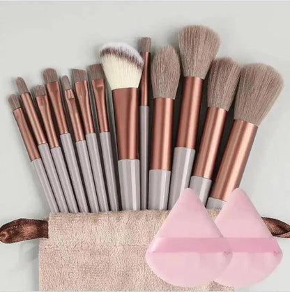 Makeup Brushes Set with Mirror💞 - AA Products