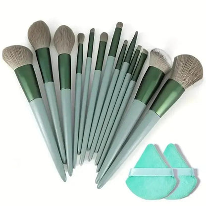 Makeup Brushes Set with Mirror💞 - AA Products