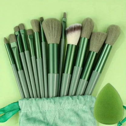 Makeup Brushes Set with Mirror💞 - AA Products