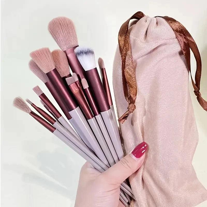 Makeup Brushes Set with Mirror💞 - AA Products