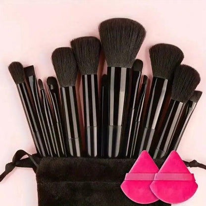 Makeup Brushes Set with Mirror💞 - AA Products