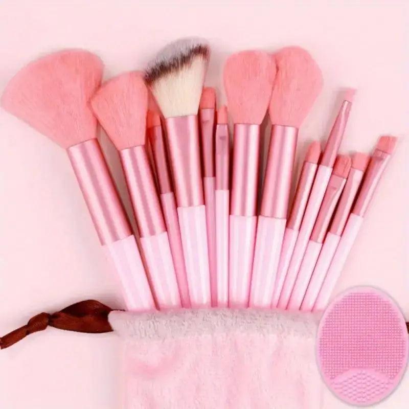 Makeup Brushes Set with Mirror💞 - AA Products